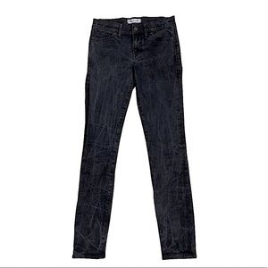 Madewell Skinny Skinny Jeans Fade Black Washed Denim